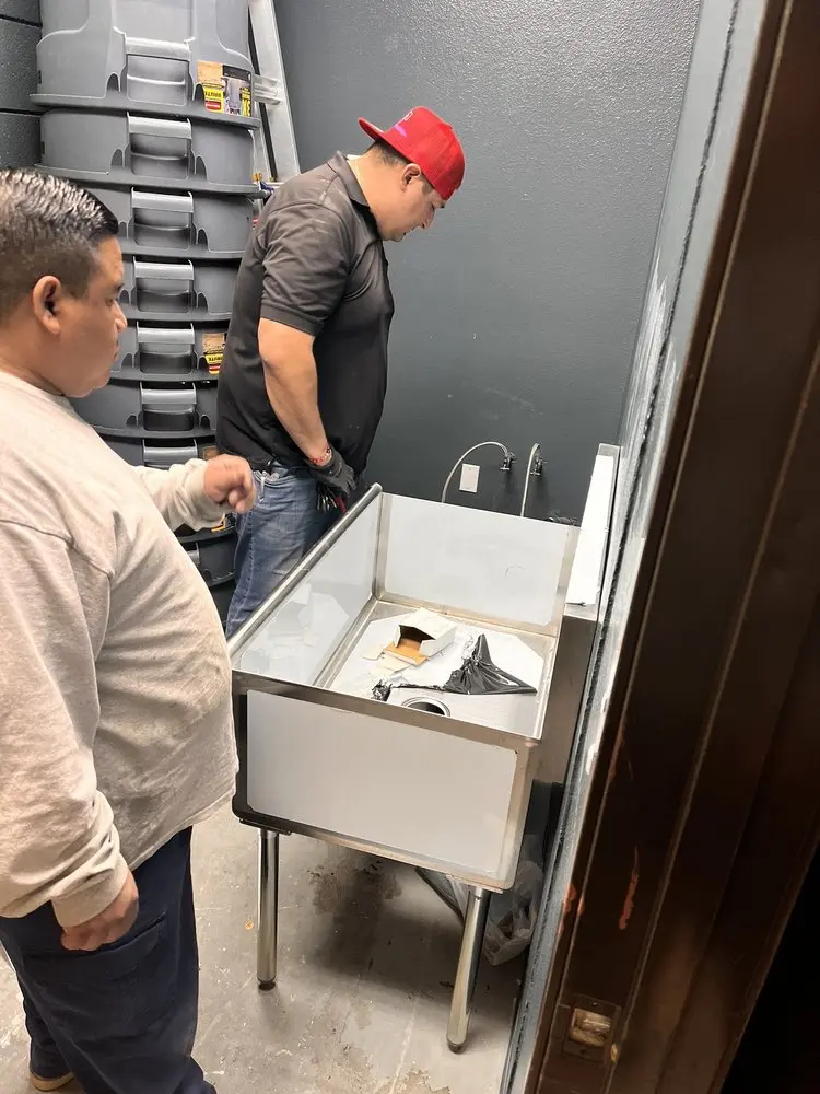 Commercial plumbing and sink installation in Yucaipa